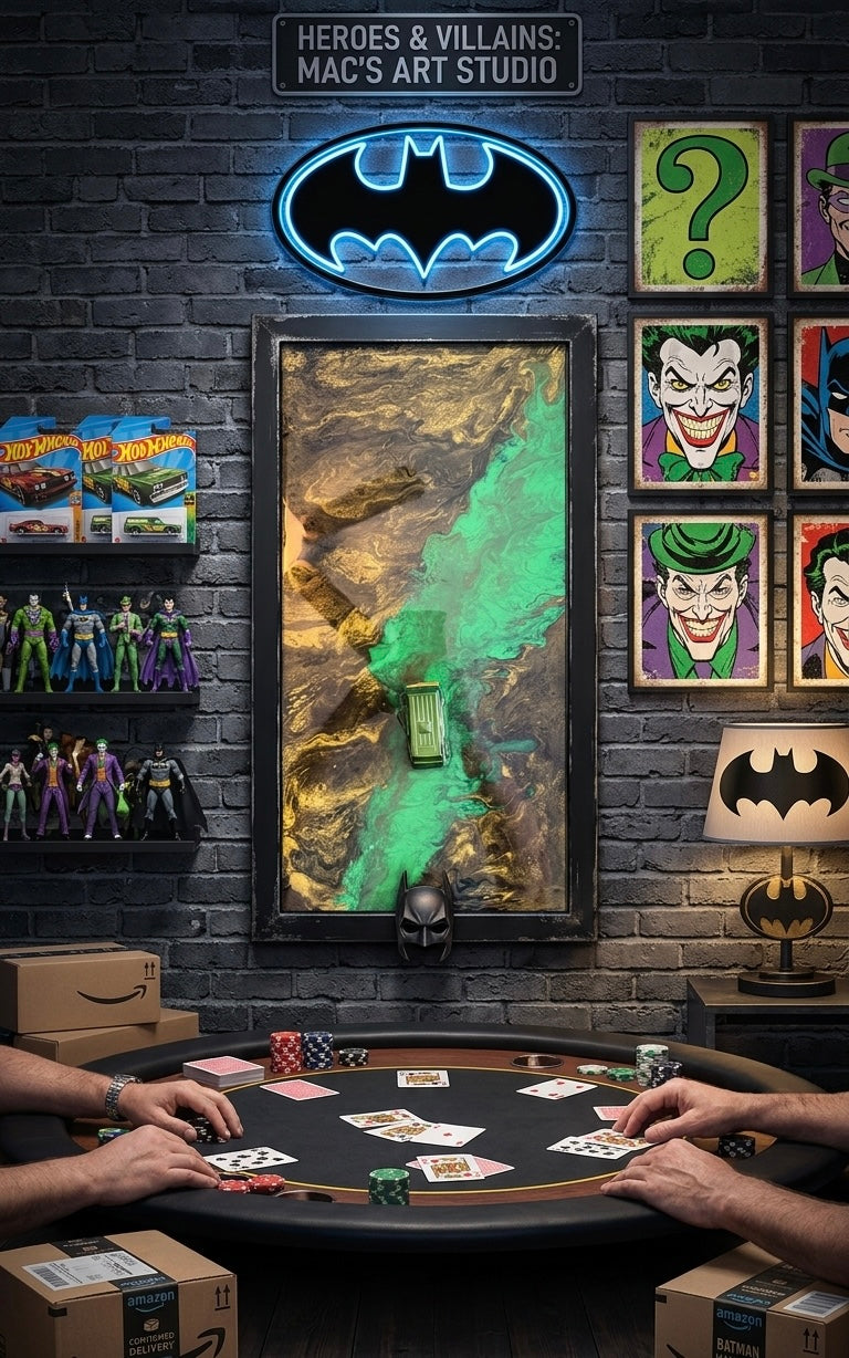 Killer Croc Van – Toxic Swamp Abstract Art h