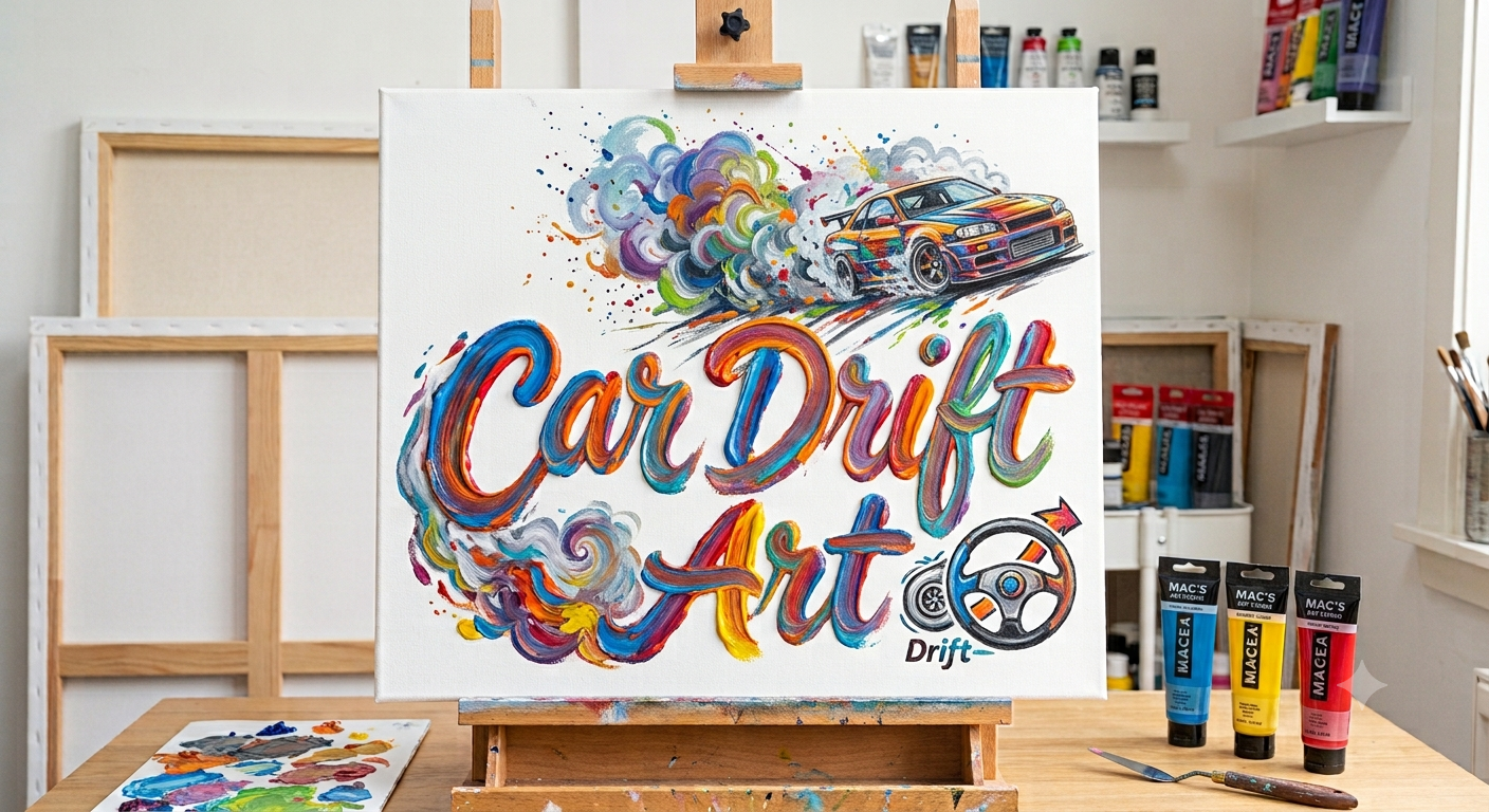 Car Drift Art
