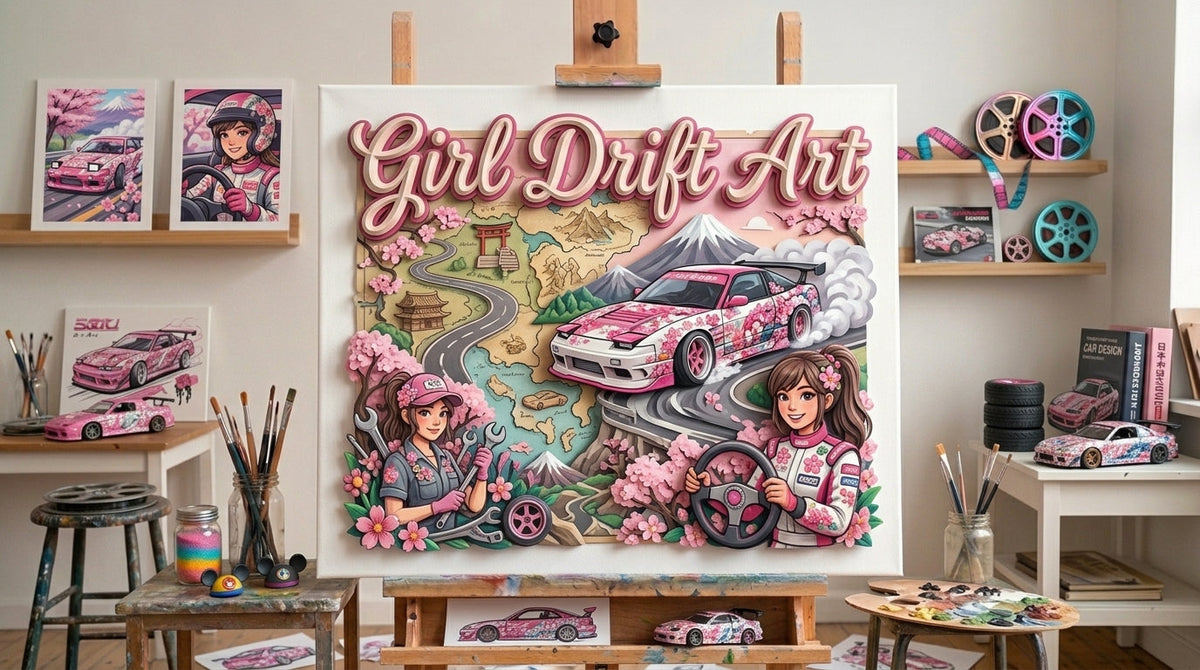Girl Drift Art