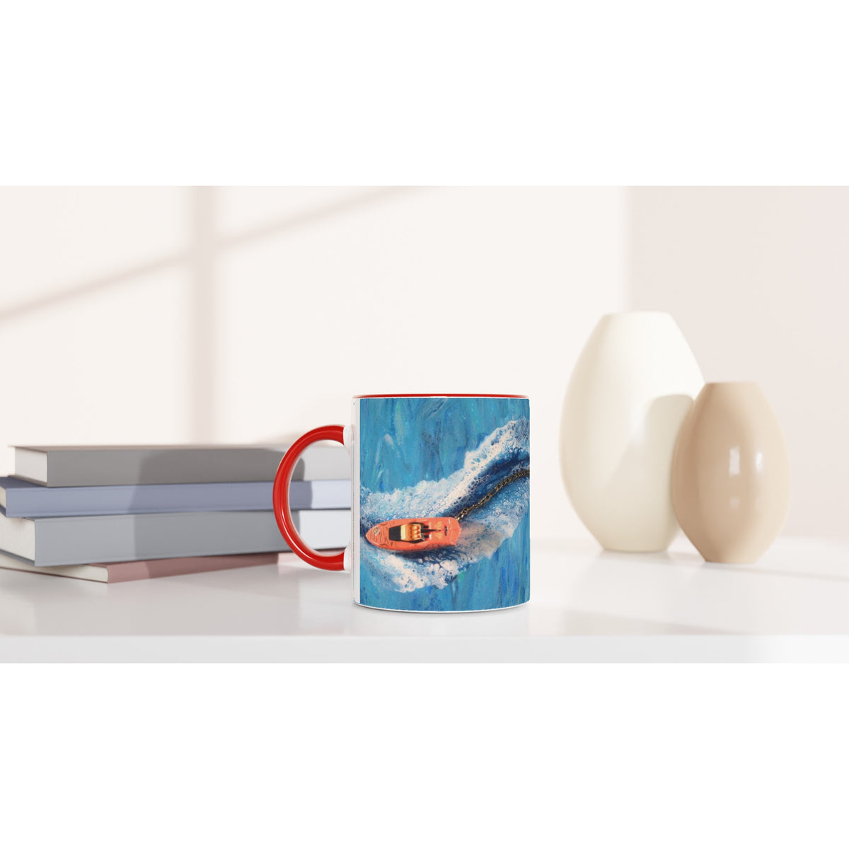 Derick the Crocodile Speedboat Mug