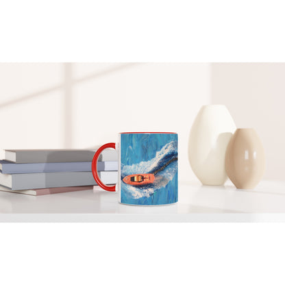 Derick the Crocodile Speedboat Mug