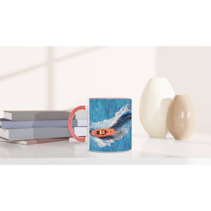 Derick the Crocodile Speedboat Mug