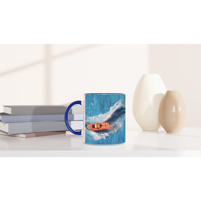 Derick the Crocodile Speedboat Mug