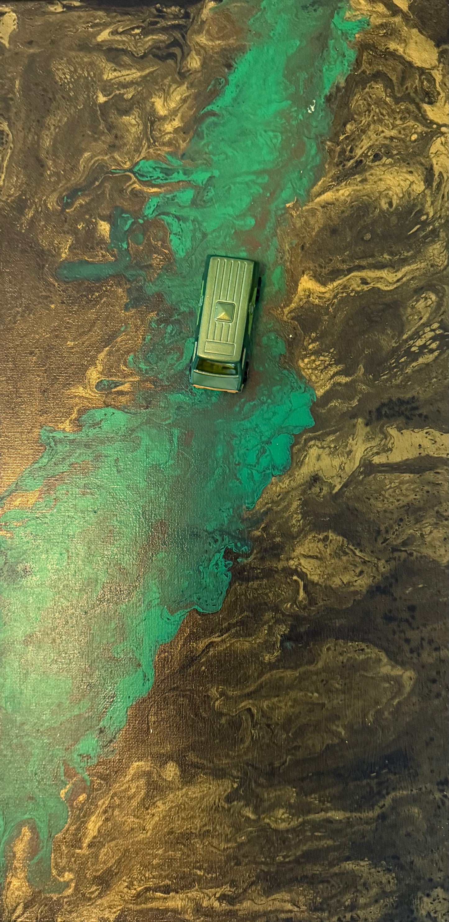 Killer Croc Van – Toxic Swamp Abstract Arta