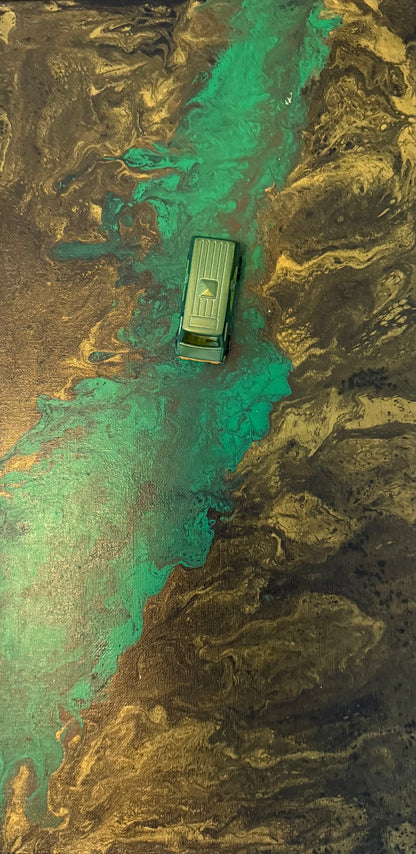 Killer Croc Van – Toxic Swamp Abstract Arta