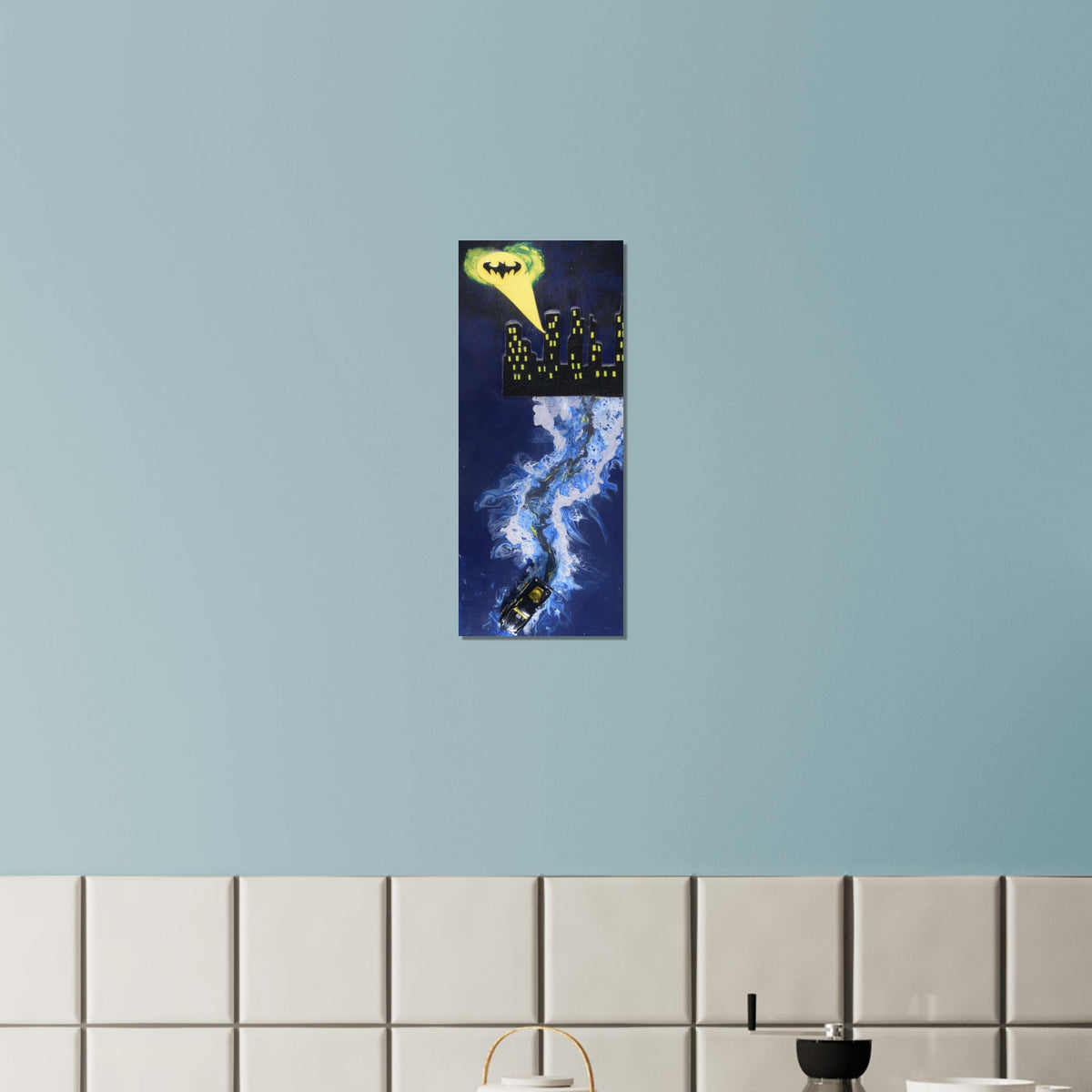 Dynamic Gotham Night: Cat Woman Hot Wheels Art Print 8