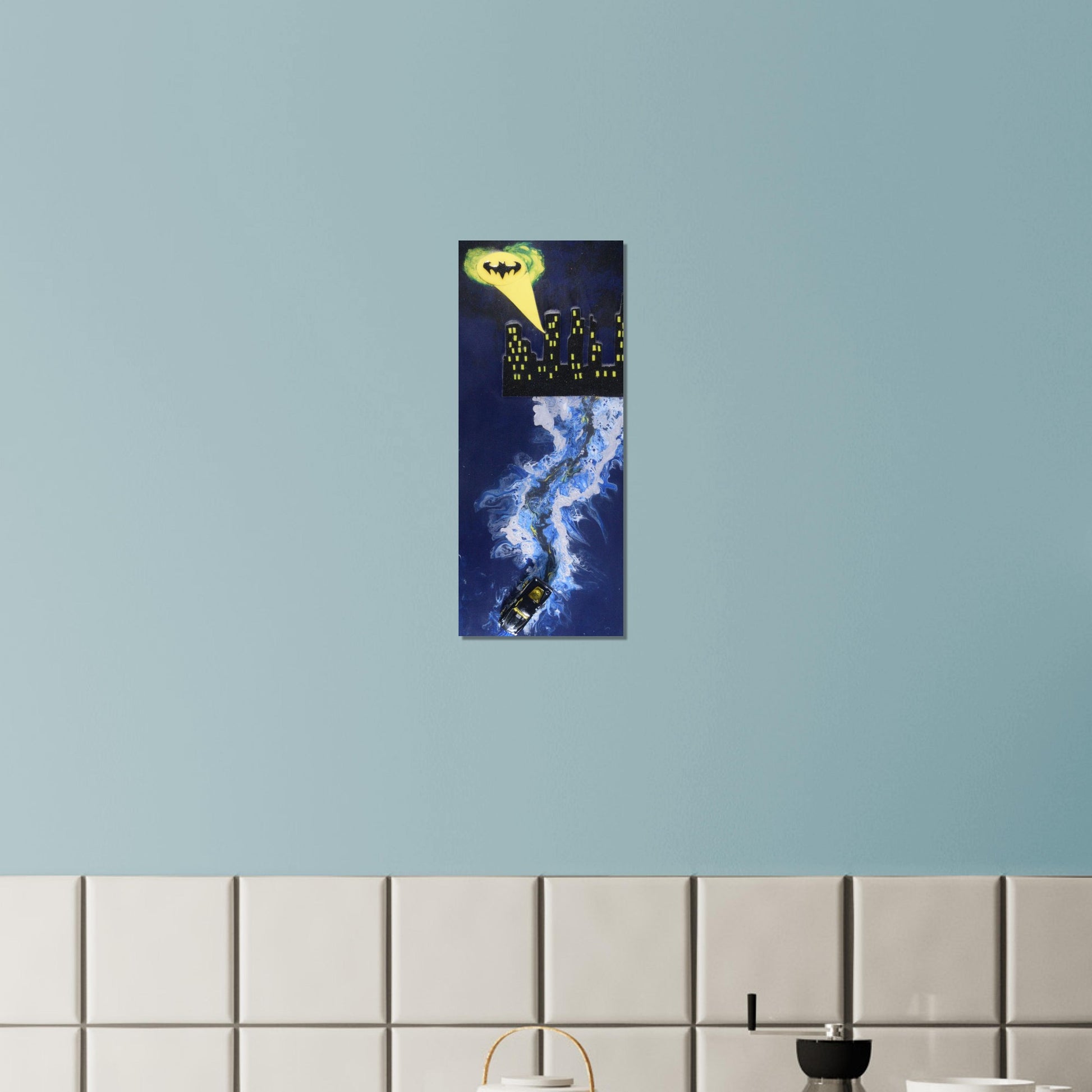Dynamic Gotham Night: Cat Woman Hot Wheels Art Print 8