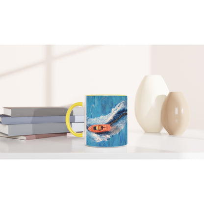 Derick the Crocodile Speedboat Mug