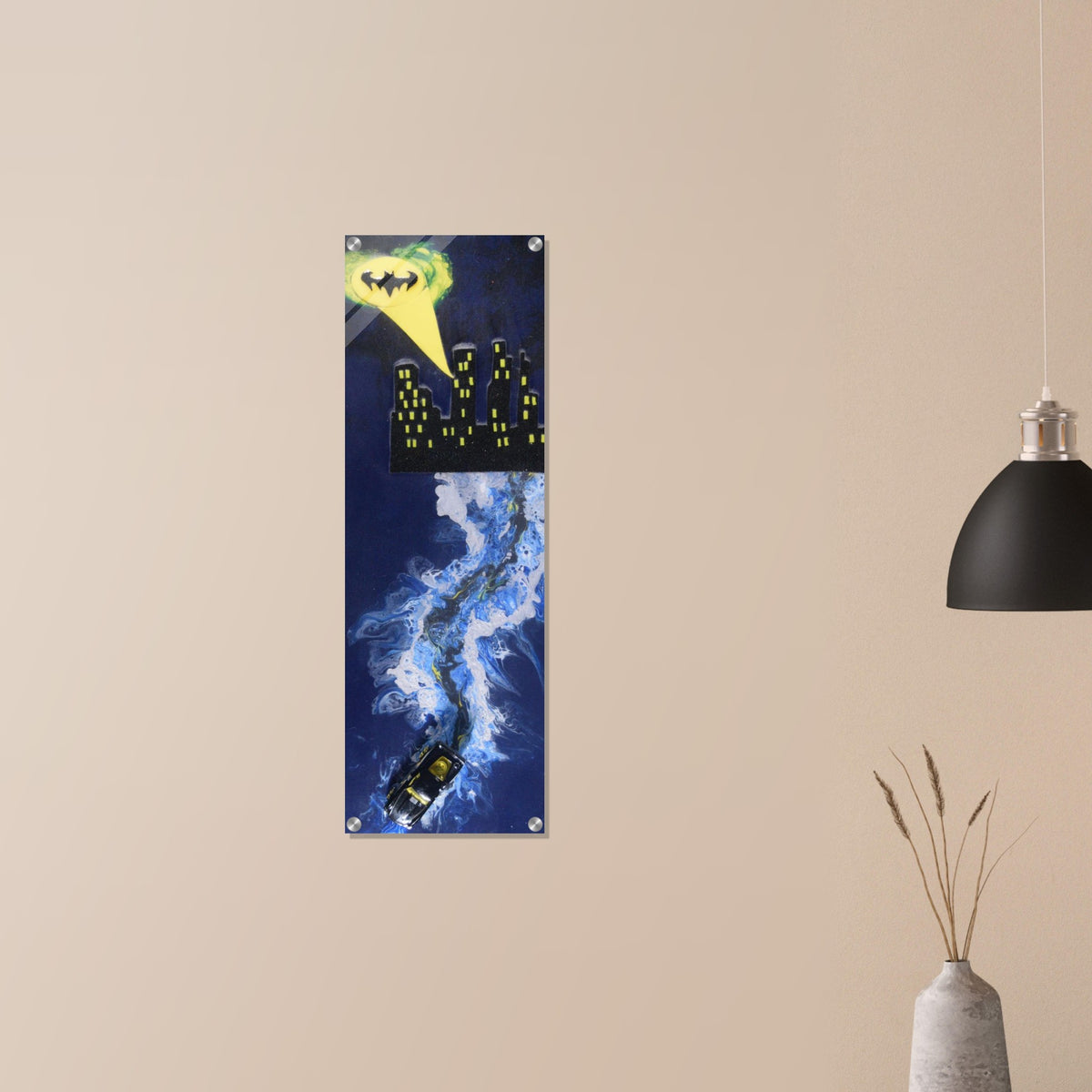 Dynamic Gotham Night: Cat Woman Hot Wheels Art Print 15