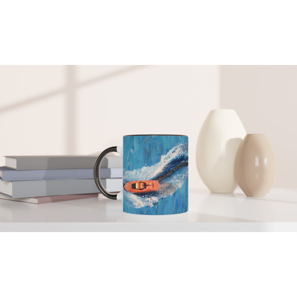 Derick the Crocodile Speedboat Mug