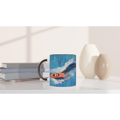Derick the Crocodile Speedboat Mug