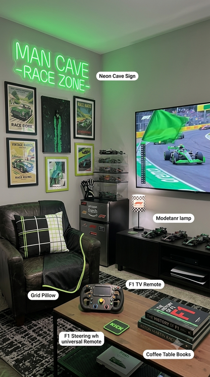 Kick Sauber F1 Neon Streak Fine Art - Mac's Art Studio