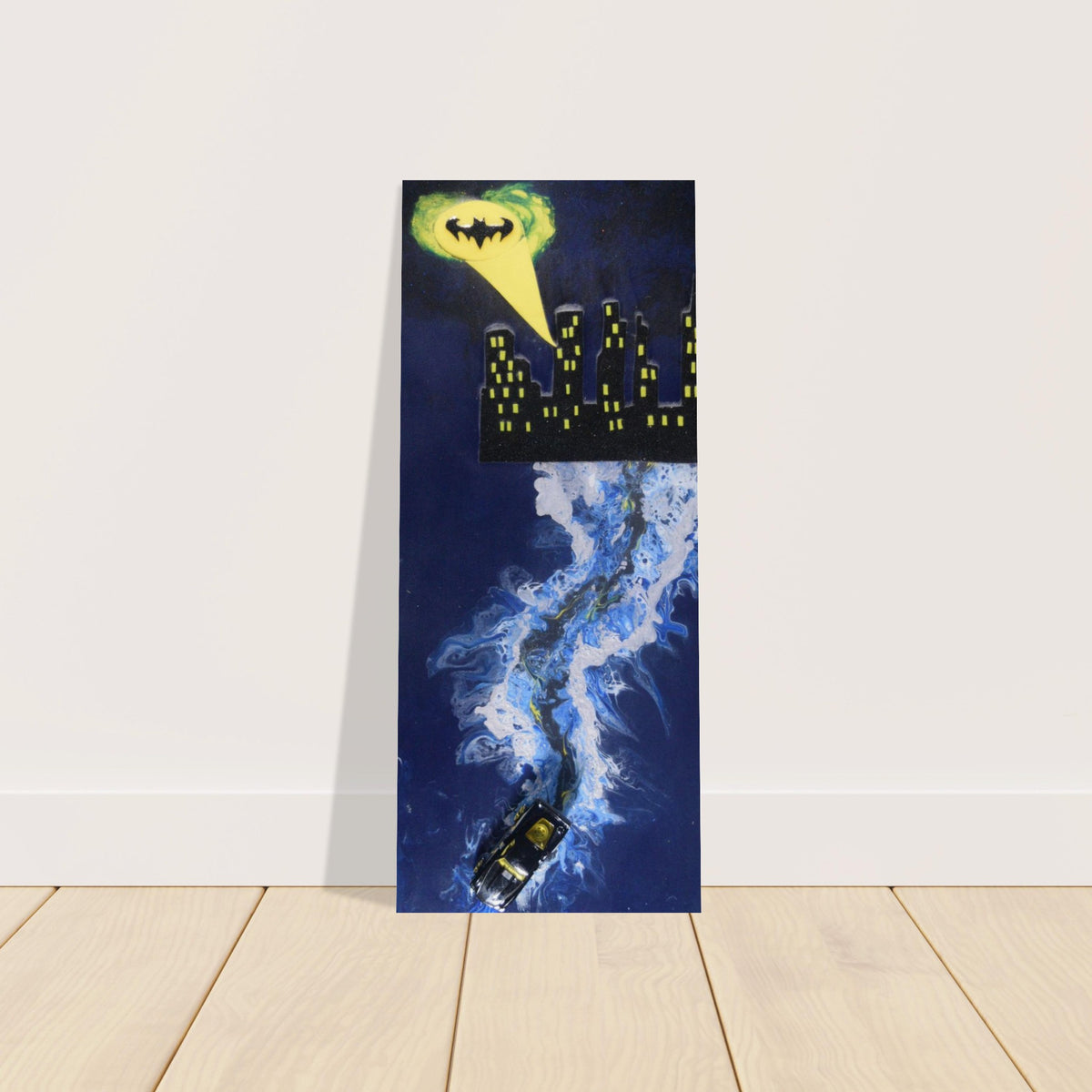 Dynamic Gotham Night: Cat Woman Hot Wheels Art Print 4