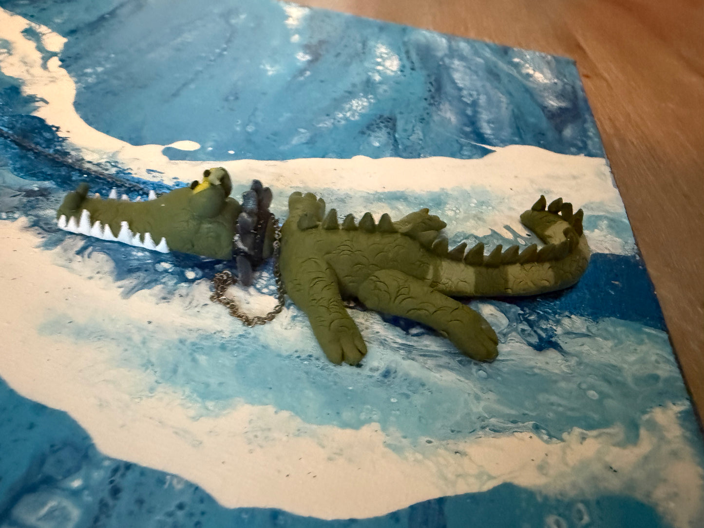 Taking Derick the Crocodile for a Walk