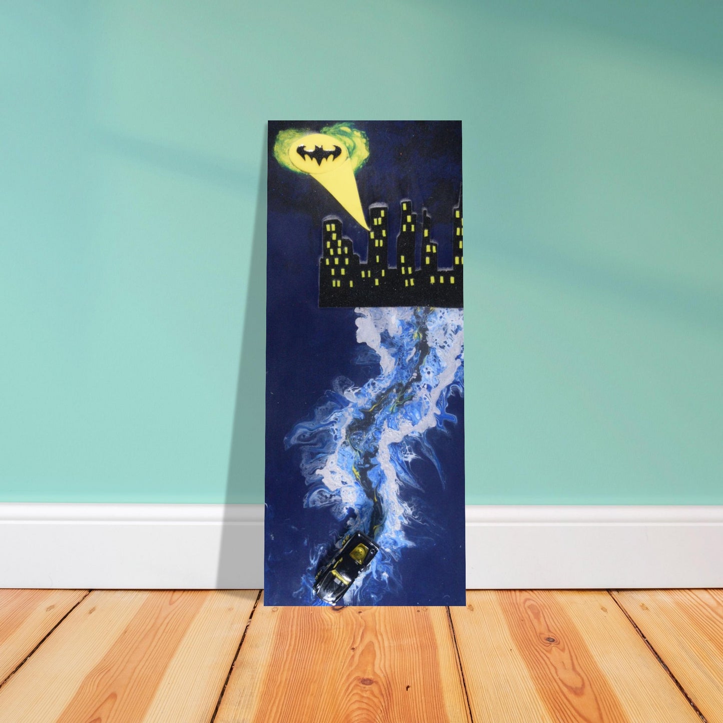 Dynamic Gotham Night: Cat Woman Hot Wheels Art Print 3