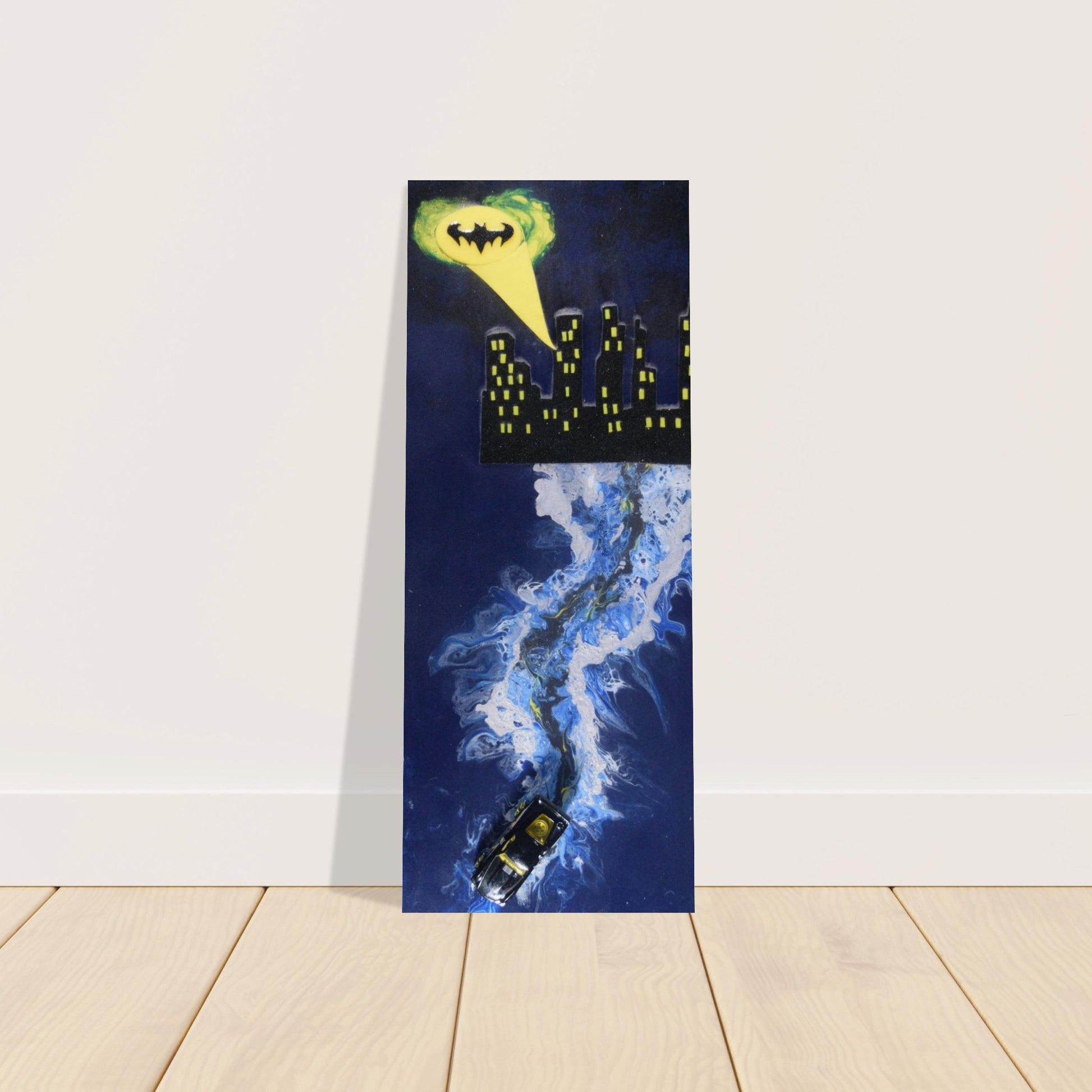Dynamic Gotham Night: Cat Woman Hot Wheels Art Print 2