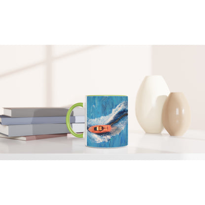 Derick the Crocodile Speedboat Mug