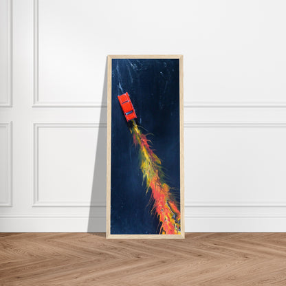 burning-rubber-57-chevy-hot-rod-art-print 11