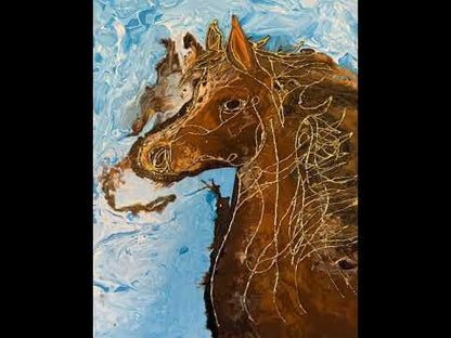This Horse is ALIVE 😱 | The 'Midnight Mane' Magic AR Painting

